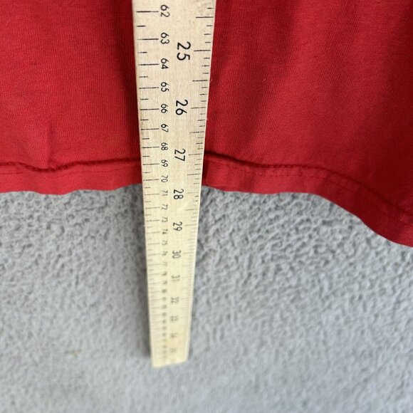 Vintage Armory Japan T-Shirt Yellow Spell-Out Large Single Stitch 90s Men’s Red - Picture 4 of 5